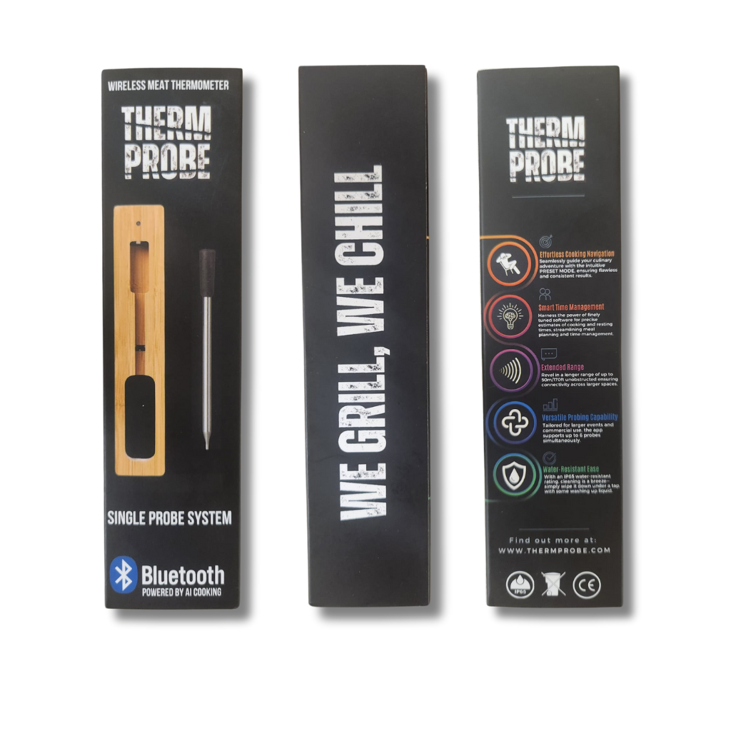 THERMPROBE Wireless Bluetooth Cooking Thermometer 1 Probe Kit Twin Pack