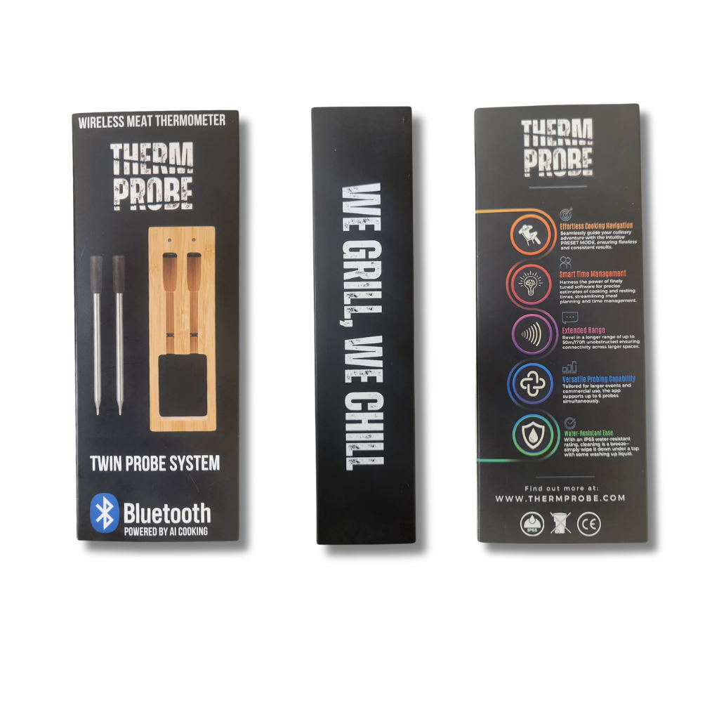THERMPROBE Wireless Bluetooth Cooking Thermometer 2 Probe Kit Twin Pack